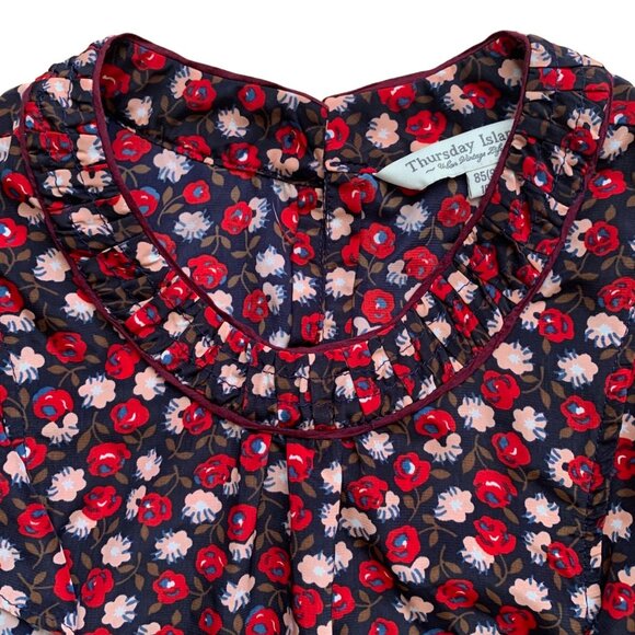 Thursday Island Floral-Print Dress | S | Multicolour - Picture 11 of 16